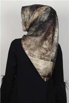 Lavender Twill İpek Eşarp 2538-1