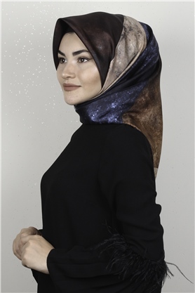 Lavender Twill İpek Eşarp 2538-2