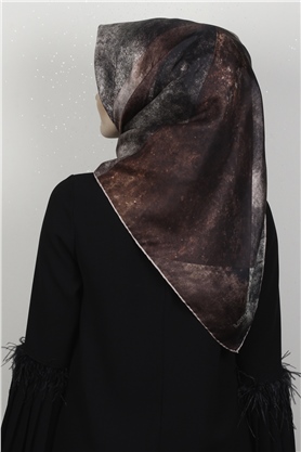 Lavender Twill İpek Eşarp 2538-4