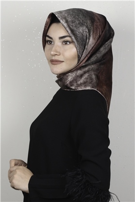 Lavender Twill İpek Eşarp 2538-4