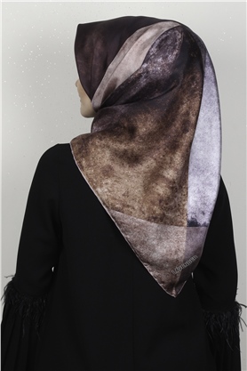 Lavender Twill İpek Eşarp 2538-5