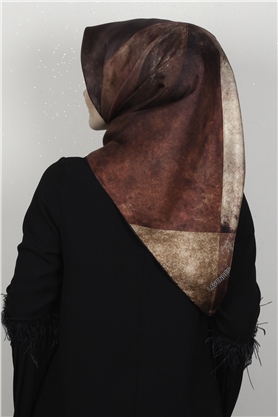 Lavender Twill İpek Eşarp 2538-6