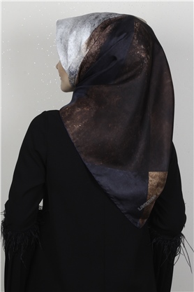 Lavender Twill İpek Eşarp 2538-7