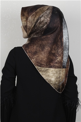 Lavender Twill İpek Eşarp 2538-8