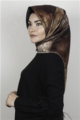 Lavender Twill İpek Eşarp 2538-8