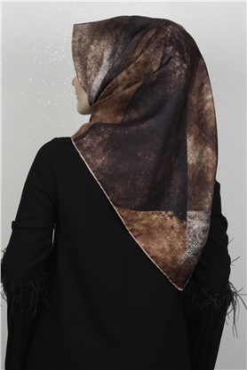 Lavender Twill İpek Eşarp 2538-9