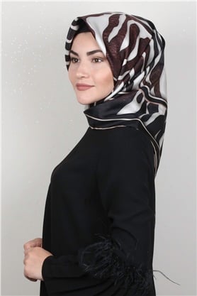 Lavender Twill İpek Eşarp 2540-1