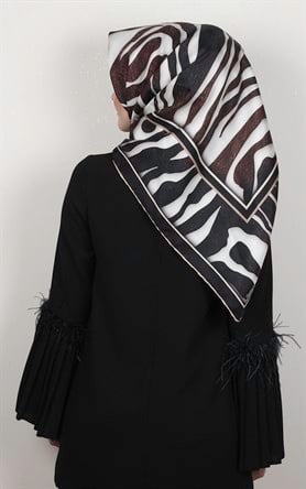 Lavender Twill İpek Eşarp 2540-1