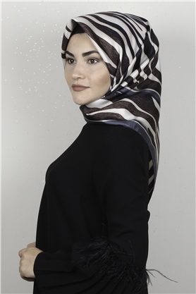 Lavender Twill İpek Eşarp 2540-2