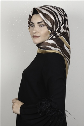 Lavender Twill İpek Eşarp 2540-3