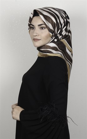 Lavender Twill İpek Eşarp 2540-3