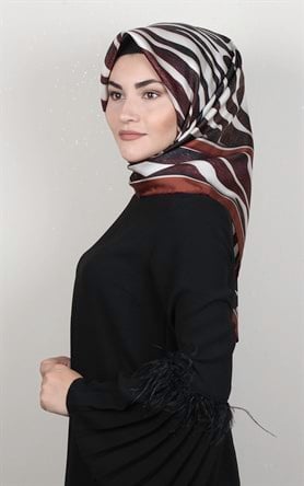 Lavender Twill İpek Eşarp 2540-4