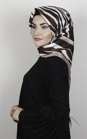 Lavender Twill İpek Eşarp 2540-5