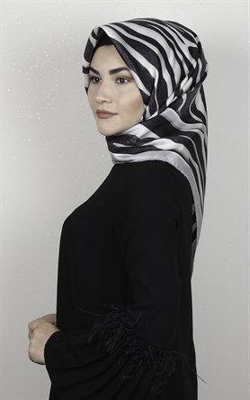 Lavender Twill İpek Eşarp 2540-6