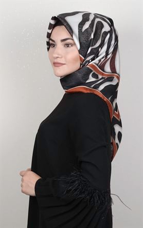 Lavender Twill İpek Eşarp 2540-8