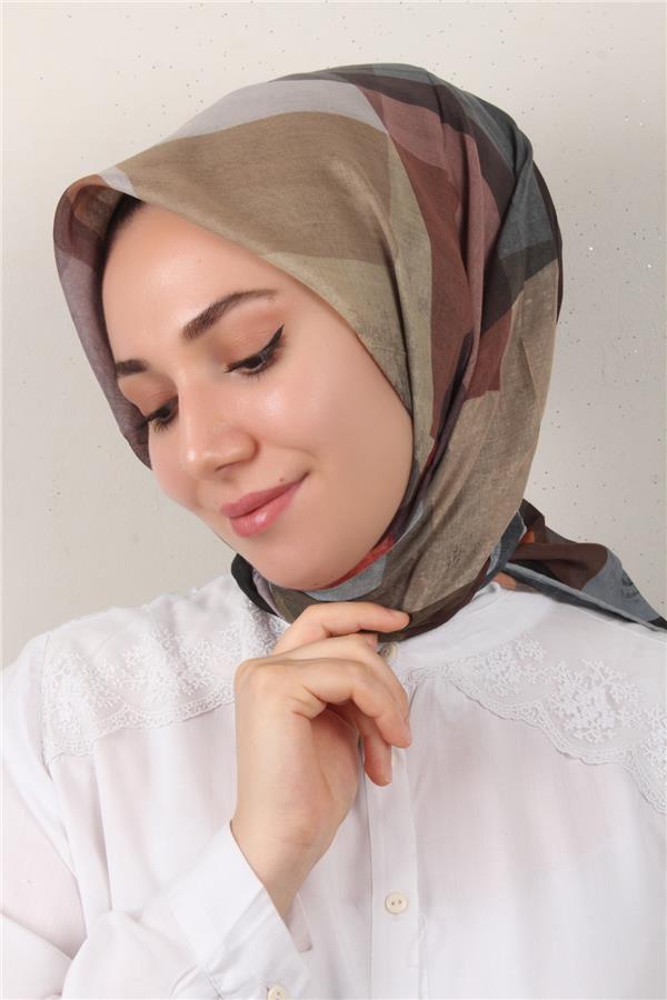 Lavina Fresh Eşarp 2772-2 Kahverengi