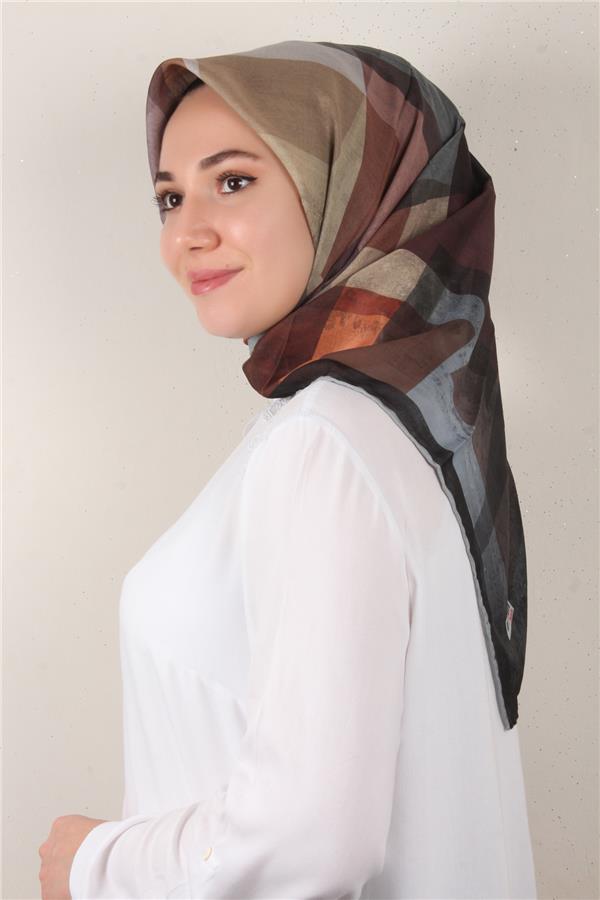 Lavina Fresh Eşarp 2772-2 Kahverengi