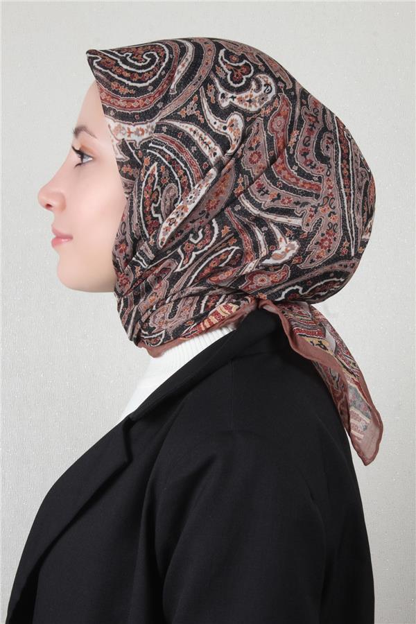 Lavina Fresh Eşarp 2790-3 Kahverengi