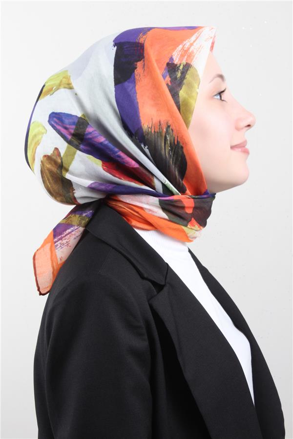 Lavina Fresh Eşarp 2794-8 Turuncu