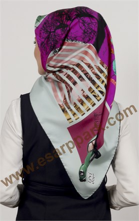 Levidor İndirimli  İpek Eşarp 12533-7