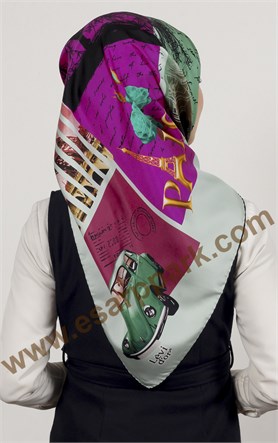 Levidor İndirimli  İpek Eşarp 12533-7