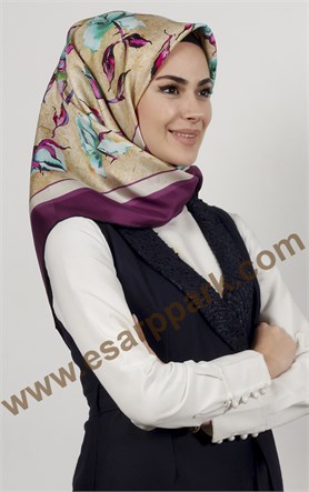 Levidor İndirimli  İpek Eşarp 1258-1