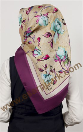 Levidor İndirimli  İpek Eşarp 1258-1