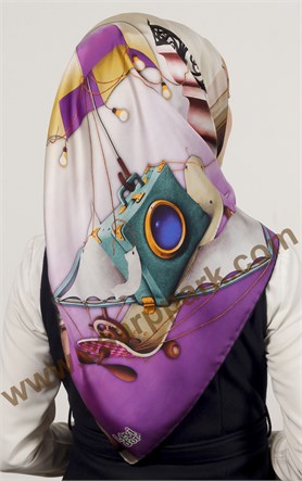 Levidor İndirimli  İpek Eşarp 12648-3