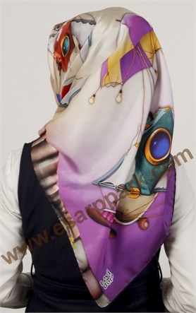 Levidor İndirimli  İpek Eşarp 12648-3