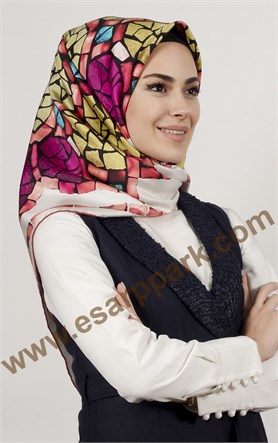 Levidor İndirimli İpek Eşarp 12513-1