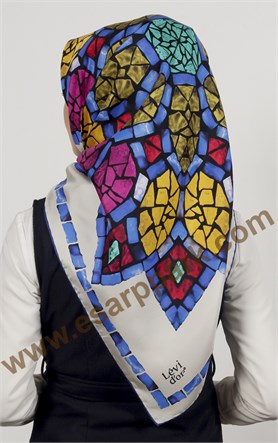 Levidor İndirimli İpek Eşarp 12513-13