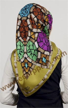 Levidor İndirimli İpek Eşarp 12513-6