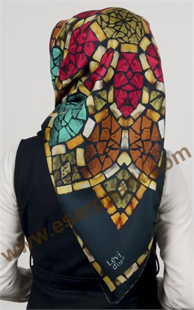 Levidor İndirimli İpek Eşarp 12513-7