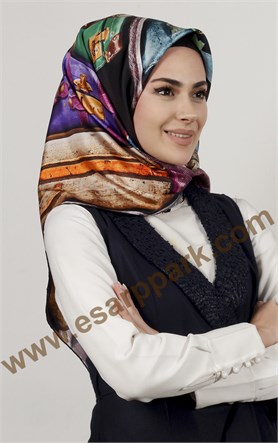 Levidor indirimli İpek Eşarp 12524-5
