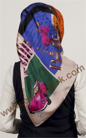 Levidor İndirimli İpek Eşarp 12533-13