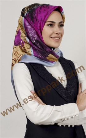 Levidor İndirimli İpek Eşarp 12533-8