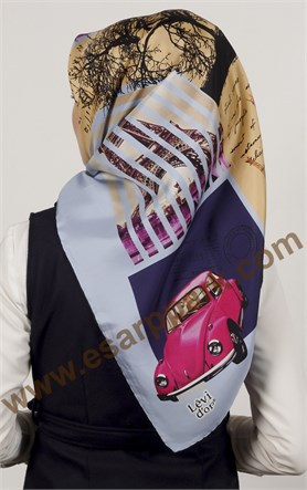 Levidor İndirimli İpek Eşarp 12533-8