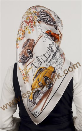 Levidor indirimli İpek Eşarp 12544-6