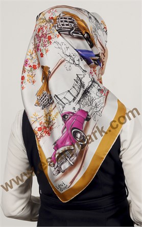 Levidor İndirimli İpek Eşarp 12544-8