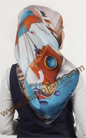 Levidor indirimli İpek Eşarp 1260-9