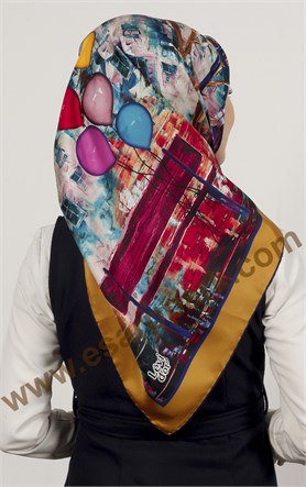 Levidor İndirimli İpek Eşarp 12643-2