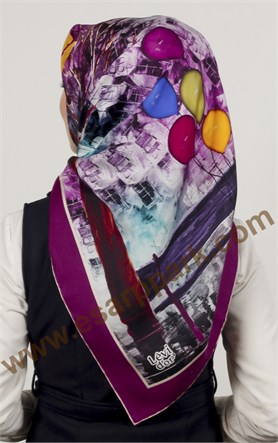 Levidor İndirimli İpek Eşarp 12643-3