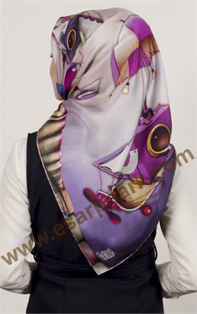 Levidor İndirimli İpek Eşarp 12648-1