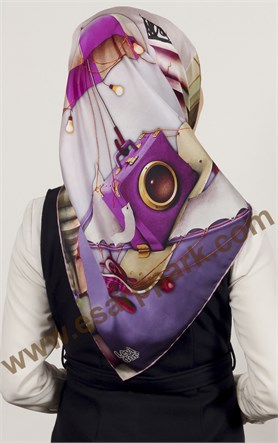 Levidor İndirimli İpek Eşarp 12648-1