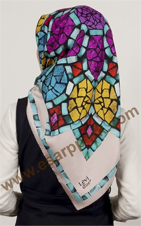 Levidor İpek Eşarp 12513-10