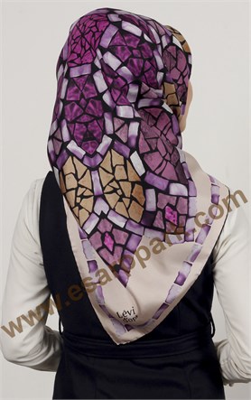 Levidor İndirimli İpek Eşarp 12513-4