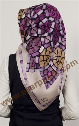 Levidor İndirimli İpek Eşarp 12513-4