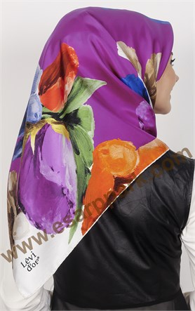 Levidor İpek Eşarp 12525-3