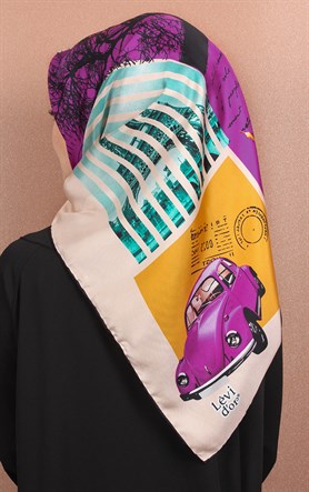Levidor İpek Eşarp 12531-6