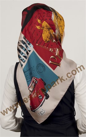 Levidor İndirimli İpek Eşarp 12533-12